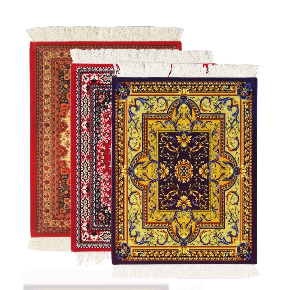 Persian Mini Woven Mousepad Retro Style-0