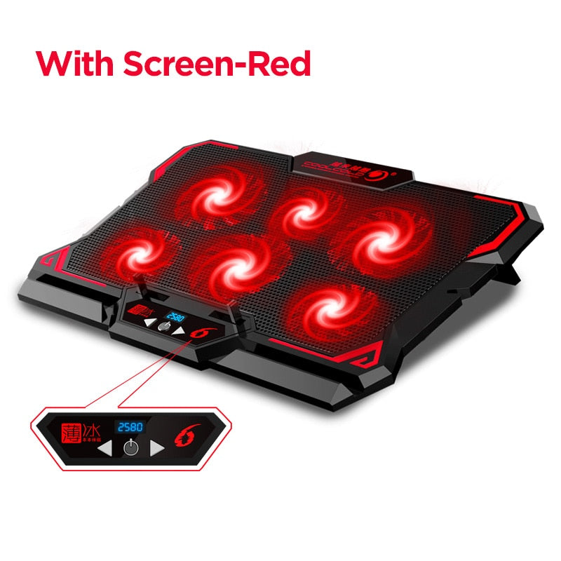 17inch Gaming Laptop Cooler Six Fan-3