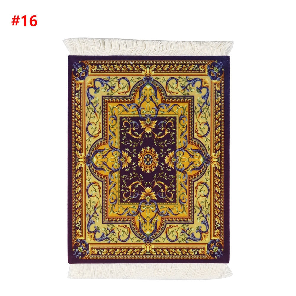 Persian Mini Woven Mousepad Retro Style-3