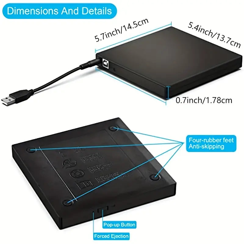 Empower Your Data Arsenal with Our External CD DVD Drive-1